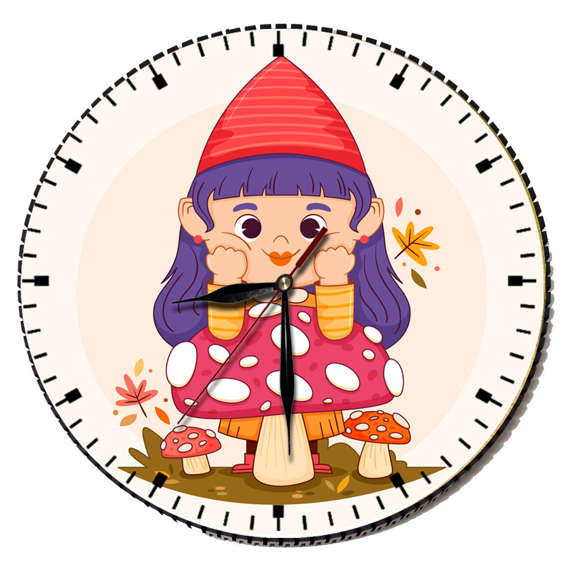 ساعت دیواری کودک مدل دخترک ملوس
