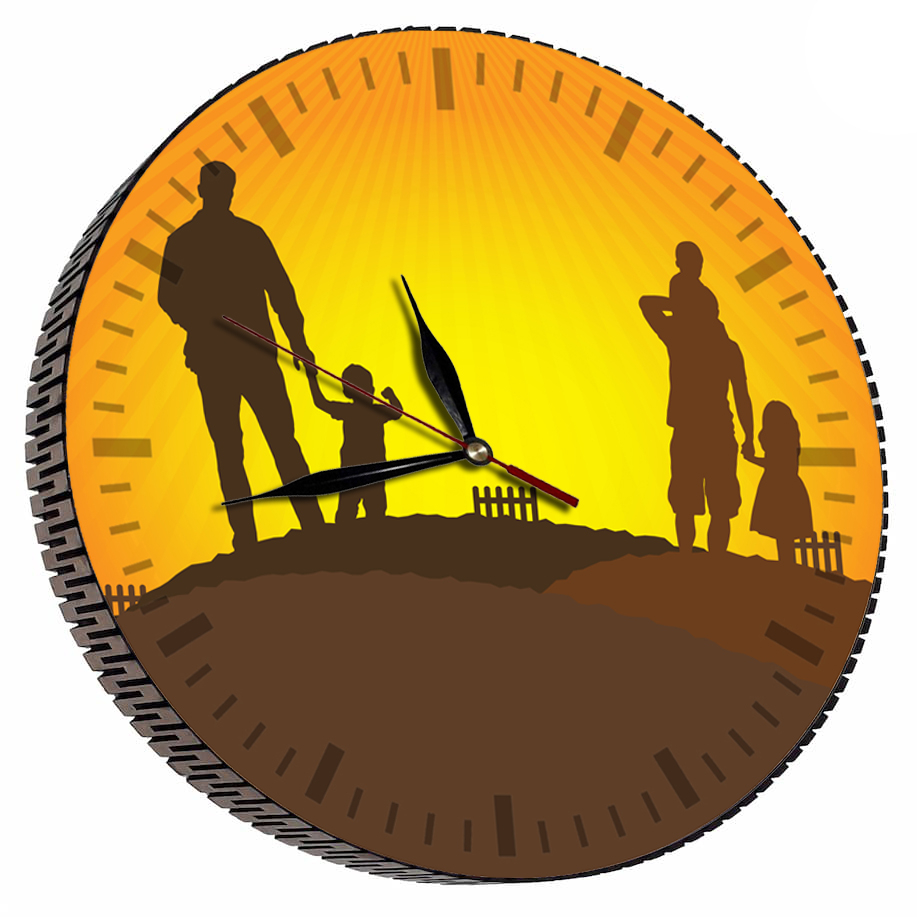 ساعت دیواری مدل خانواده