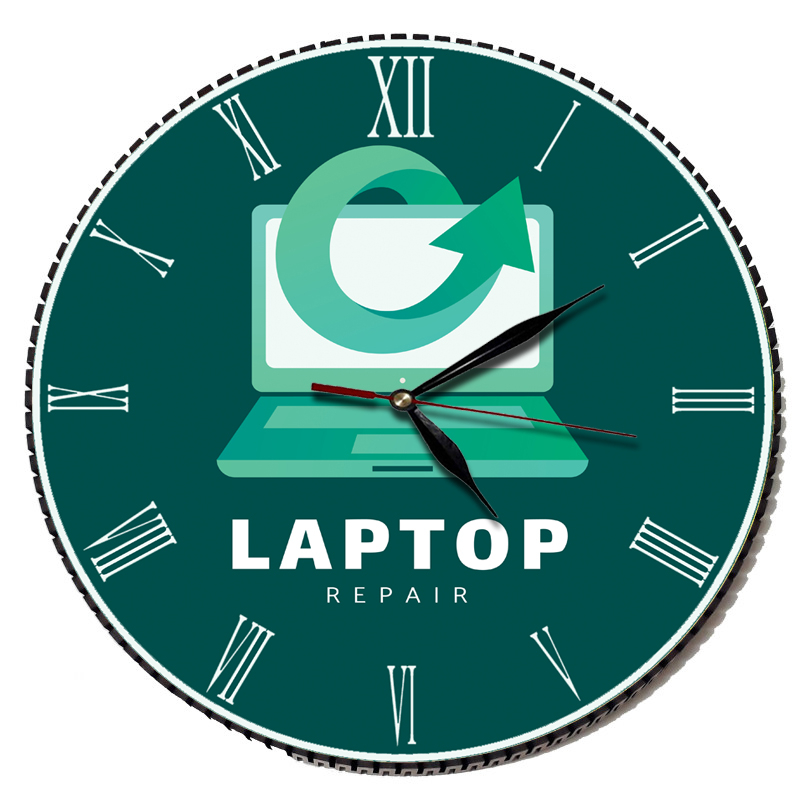ساعت دیواری مدل تعمیر لپ تاپ