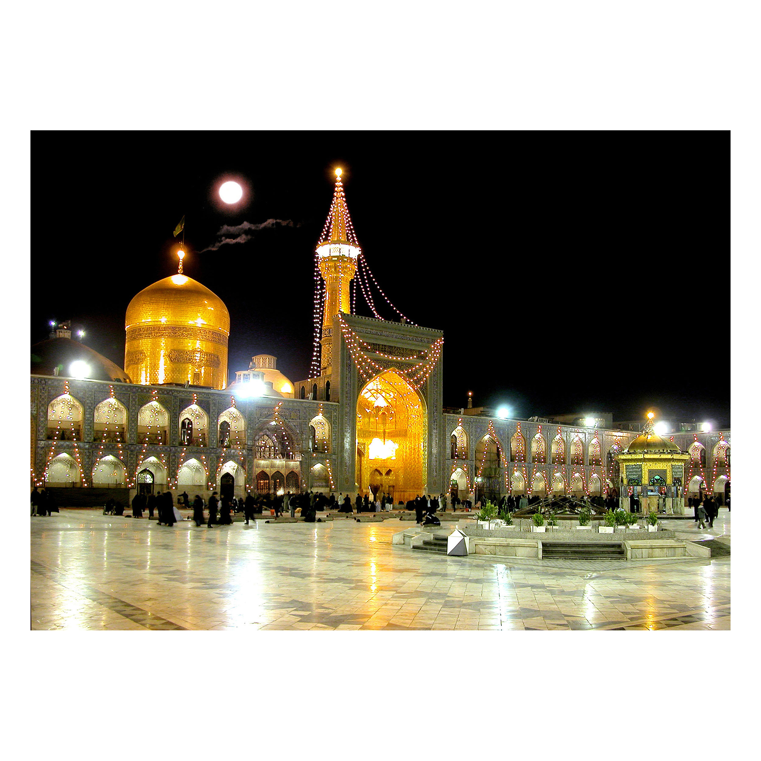 تابلوشاسی طرح مذهبی مدل حرم امام رضا کد H 101