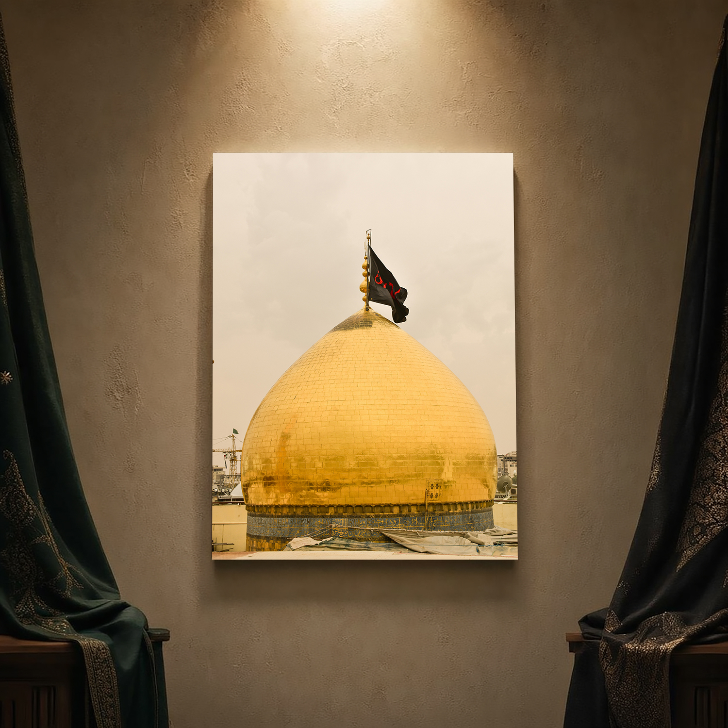 تابلو شاسی مدل مذهبی طرح امام حسین کد 176SM